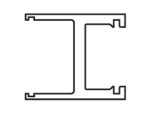 dormakaba FLEX U-профиль 25x25x25x2 L=5100мм, без обработки