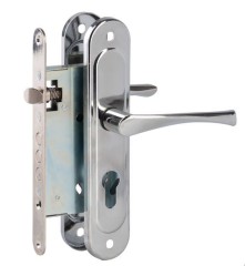 Д-град Зенит ЗВ4.009/17 ПРОФИ без Ц/М хром м/о 55 мм Замок врезной с/руч.(15,10)