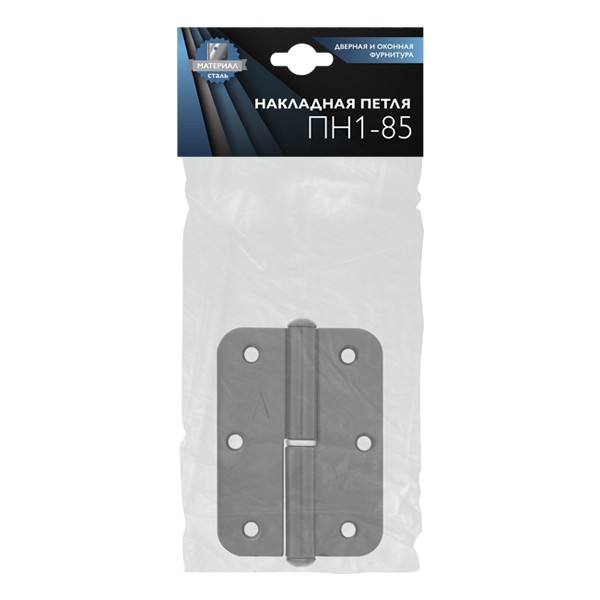 Петля накладная ПН1-85 черная, левая ПОДВЕС