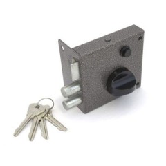 Омега Д-град ЗНЗ серебро с защелкой Замок накладной (15)