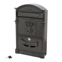 Ящик почтовый АЛЛЮР №4011 &quot;Герб&quot; бронза (5)