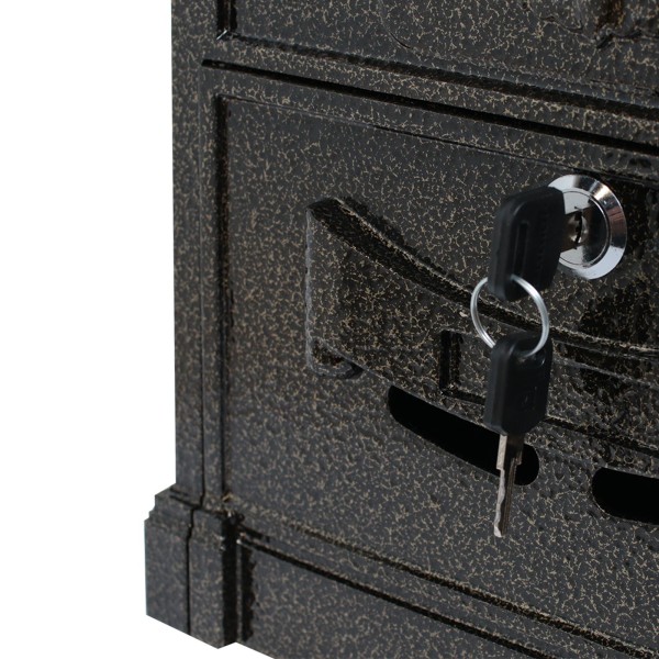 Ящик почтовый АЛЛЮР №4011 "Герб" бронза (5)