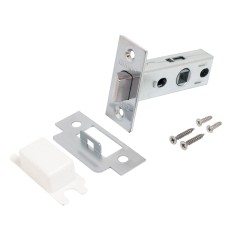 АЛЛЮР АРТ  &quot;ТИНА&quot; SC+L45-8 SC (8890/S45) матовый хром Комплект ручка и защелка (20)