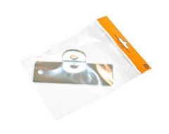 Домарт Проушина гаражная 50*150 (толщ.4мм) хром d 15мм (10)