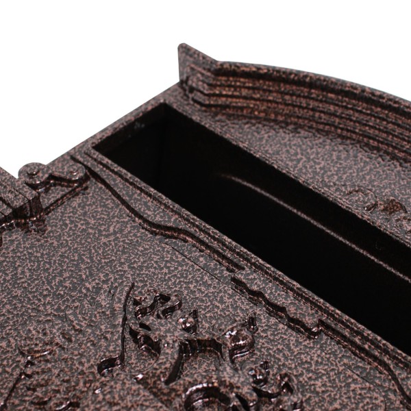 Ящик почтовый АЛЛЮР №4011 "Герб" медь (5)