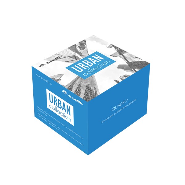 Ручка для раздвижных дверей SH.QUADRO55.010 BPVD-77 вороненый никель