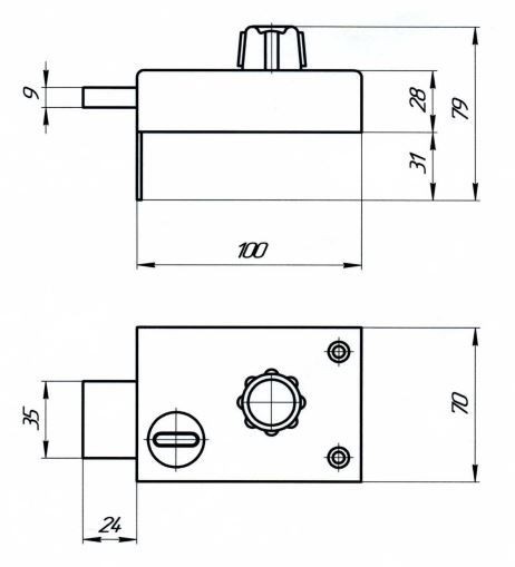 С-Пб Балтика -1 Замок накладной (12)