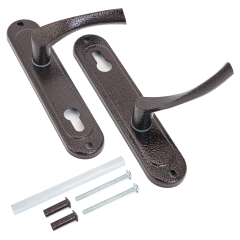 Эльбор  4.325 д/замка 1.01.27/1.01.23/1.03.25  антик медь &quot; Капля&quot; Комплект ручек (10)