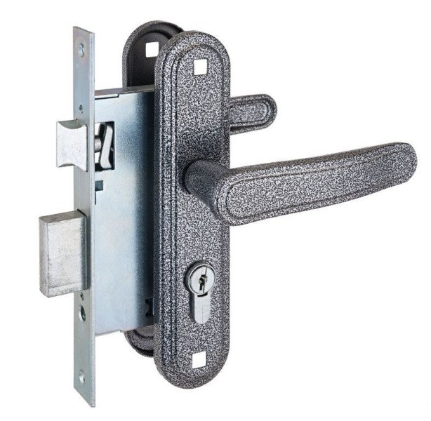 Омега Д-град ЗВ7.03 серебро м/о 55 Замок врезной с/руч (10)