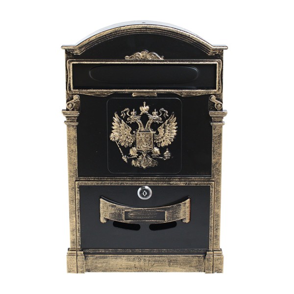 Ящик почтовый АЛЛЮР №4011В "Герб" старая бронза (5)