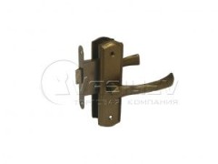 Могилев ЗЩ1-2-6-13 большая планка сереб.антик Защёлка дверная (12)