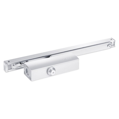Доводчик NOTEDO DC-075 SL+HO (дверной доводчик в комплекте со скользящим каналом, фиксатором и ограничителем)