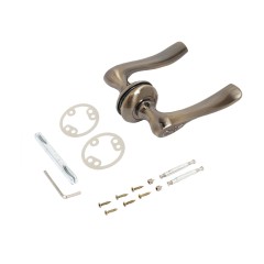 АЛЛЮР АРТ &quot;ШЭРОН&quot; AB (1700) ст.бронза  С НАКЛАДКОЙ Комплект ручек (20)