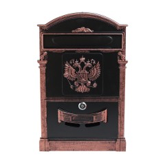 Ящик почтовый АЛЛЮР №4011В &quot;Герб&quot; старая медь (5)