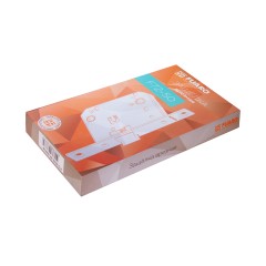 Защелка врезная METF72-50 (F72-50) AB бронза