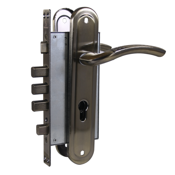 АЛЛЮР ЗВ4-0526 AB-R бронза без ц/м с/руч Замок врезной тяж  (12)