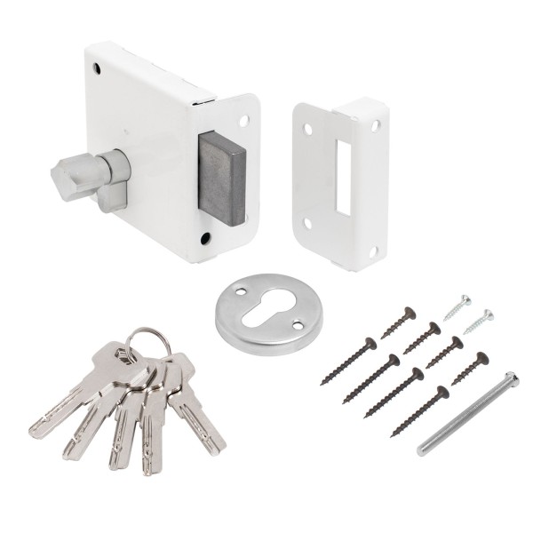 Птимаш...ЗН1-1 белый Замок накладной (30)