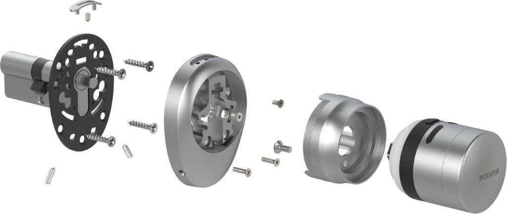 Электронный замок ROTATOR EL.RT01.01 SN матовый никель