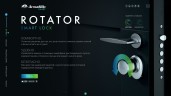 Электронный замок ROTATOR EL.RT01.01 SN матовый никель