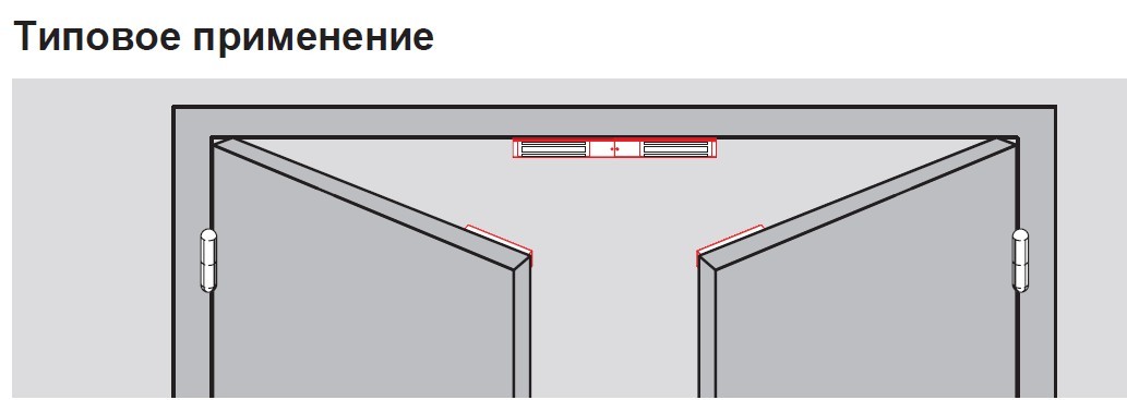 Электромагнитный замок dormakaba EMC 600-2 ALH