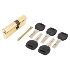 АЛЛЮР HD FG 90-5К BP[35x10x45G] (40x50G) латунь перф.кл/верт БЛИСТЕР Цилиндровый механизм (60,50,10)