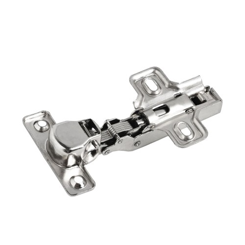 StahlBuro D26 Clip-on 2 шт., хром. Мини петля мебельная полунакладная с доводчиком (50)