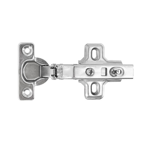 StahlBuro D26 Clip-on 2 шт., хром. Мини петля мебельная полунакладная с доводчиком (50)