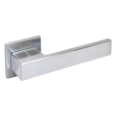 АЛЛЮР АРТ  &quot;РИНГО&quot; SC+L45-8 SC (8390/S45) матовый хром Комплект ручка и защелка (20)