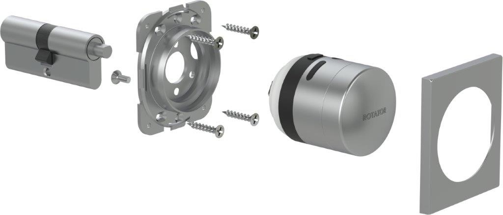 Декоративная накладка SLIM DS.RT01.08 SC матовый хром