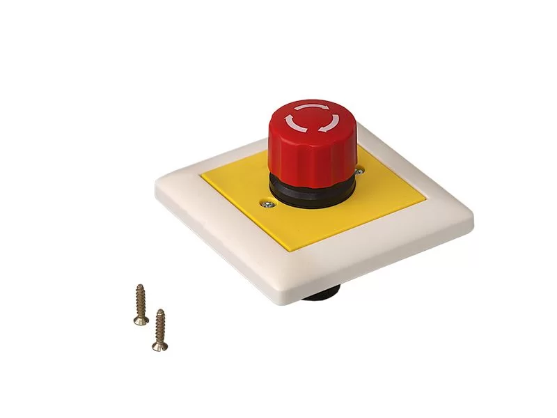 dormakaba Кнопка аварийная (красная) 80х80 S55, скрытый монтаж