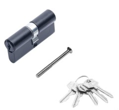 Зенит  МЦ 1-5-70 BL черный д/врез.замков 5кл.Цилиндровый механизм (50)