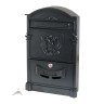 Ящик почтовый АЛЛЮР №4011 "Герб" черный (5)