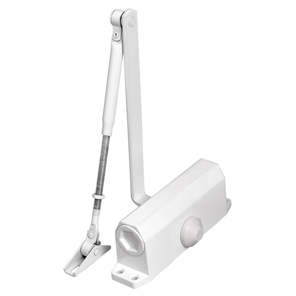 Доводчик дверной SDC2030 WH 40-55 кг (белый)