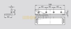 Монтажная пластина L-кронштейн для EMC 400 AH