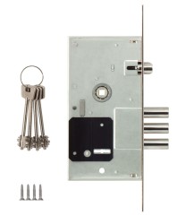 Замок врезной сувальдный с защёлкой 252/RL (тех. комплектация), 4 кл.