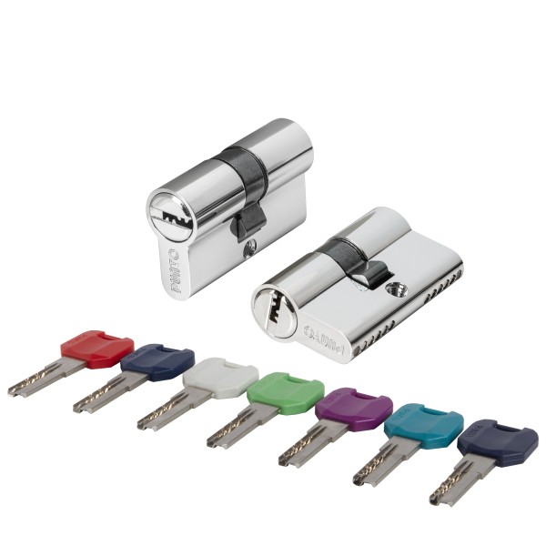 Цилиндровый механизм MaxPro7000Key70mm(30+10+30) CP хром 7key