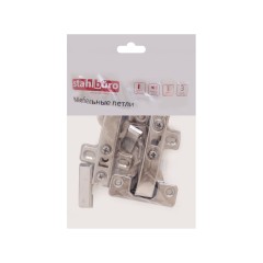 StahlBuro 1108-90&#039; Slide-On 2шт., хром. Петля мебельная (100) (50)