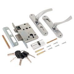 АЛЛЮР ЗВ 4-103 CP хром Замок врезной с/руч (20)