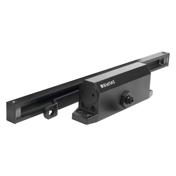 БУЛАТ Доводчик дверной ARCTIC ДД 502/4 AH-B (40-90 кг) черный со скольз. тягой, морозостойкий (10)