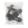 Ручка дверная FP.DH172.0433 NE (B2B)  (8x120) с пружиной BL-24 черный
