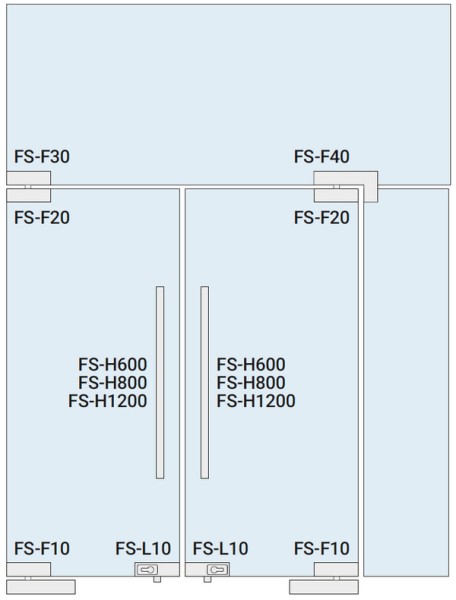 NOTEDO FS-F40 SSS Фитинг угловой