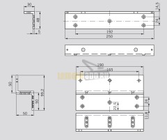 Монтажная пластина L+Z для EMC 600 ALH