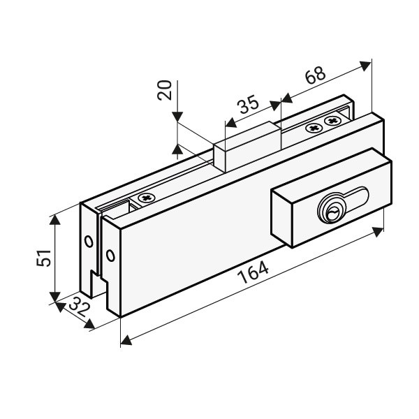 NOTEDO FS-L10 SSS Замок угловой