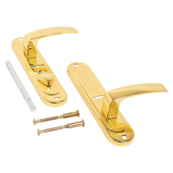 АЛЛЮР 02S G L лев.внутр.двери (прав - наруж) для сувальд.замков Комплект ручек (20)