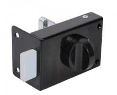 Омега Д-град ЗН 1 черный Замок накладной (30)