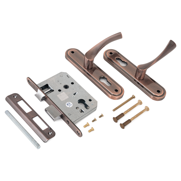 Апекс 1623 АВ бронза без ц/м б/о м/о 55 Замок врезной с/руч (12) Распродажа