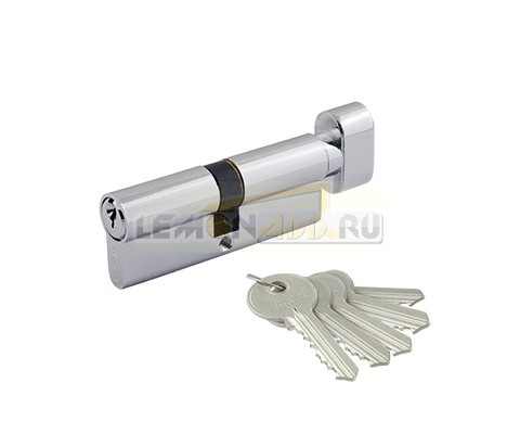 Цилиндровый механизм ECO AL ЛВ (личина ключ-вертушка) 40-40