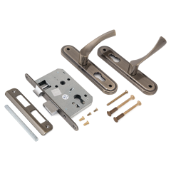 Апекс 1623 АС медь без ц/м б/о м/о 55 Замок врезной с/руч (12) Распродажа