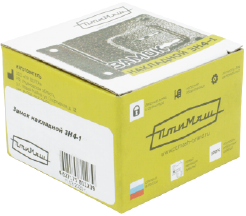 Птимаш ЗН4-1 серебро Замок накладной (30,18)