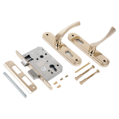 Апекс 1623 G золото без ц/м б/о м/о 55 Замок врезной с/руч (12)